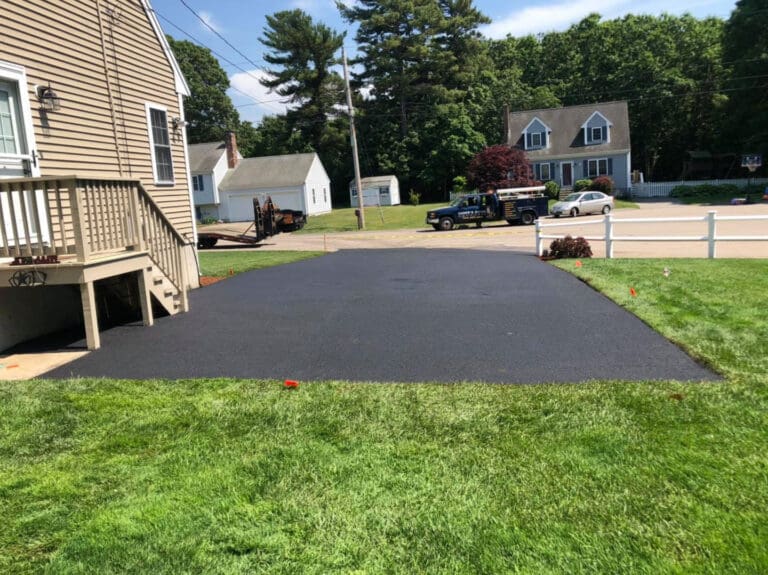 Newly paved Driveway done by Barry's Paving & Sealcoating LLC