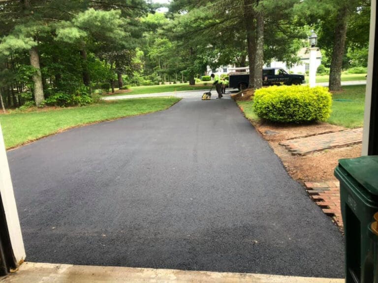 Driveway being worked on by Barry's Team