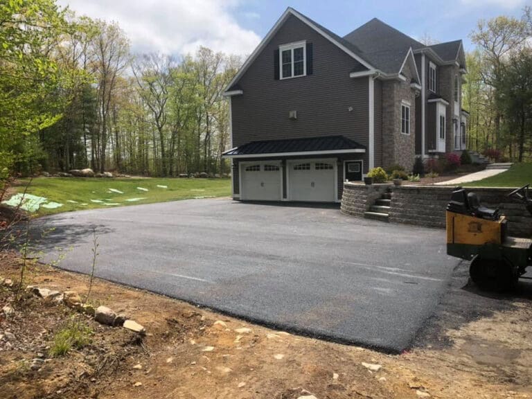 Newly paved Driveway done by Barry's Paving & Sealcoating LLC