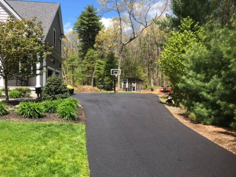 Newly paved Driveway done by Barry's Paving & Sealcoating LLC