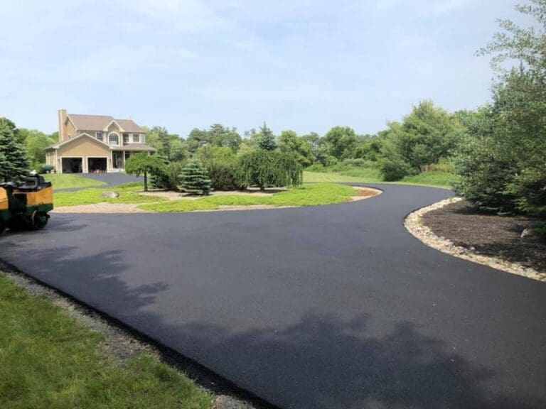 Newly paved Driveway done by Barry's Paving & Sealcoating LLC